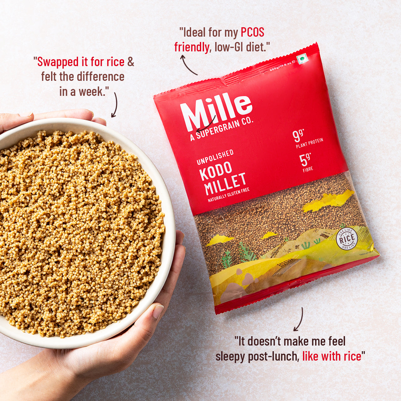 Kodo Millet (Kodra/Arikelu) Fasting Friendly | No Soaking required