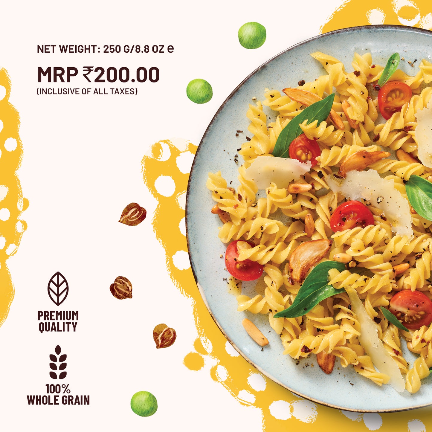 High Protein Pasta | Fusilli | Gluten Free | 21g Protein