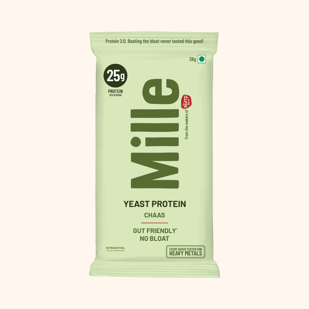 Mille Buttermilk Yeast Protein | 25g Protein Per Serve | Savoury, No Added Sugar | Bio-Fermented Yeast Protein | Gut Friendly  | 38g Trial Pack