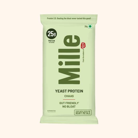 Mille Buttermilk Yeast Protein | 25g Protein Per Serve | Savoury, No Added Sugar | Bio-Fermented Yeast Protein | Gut Friendly  | 38g Trial Pack