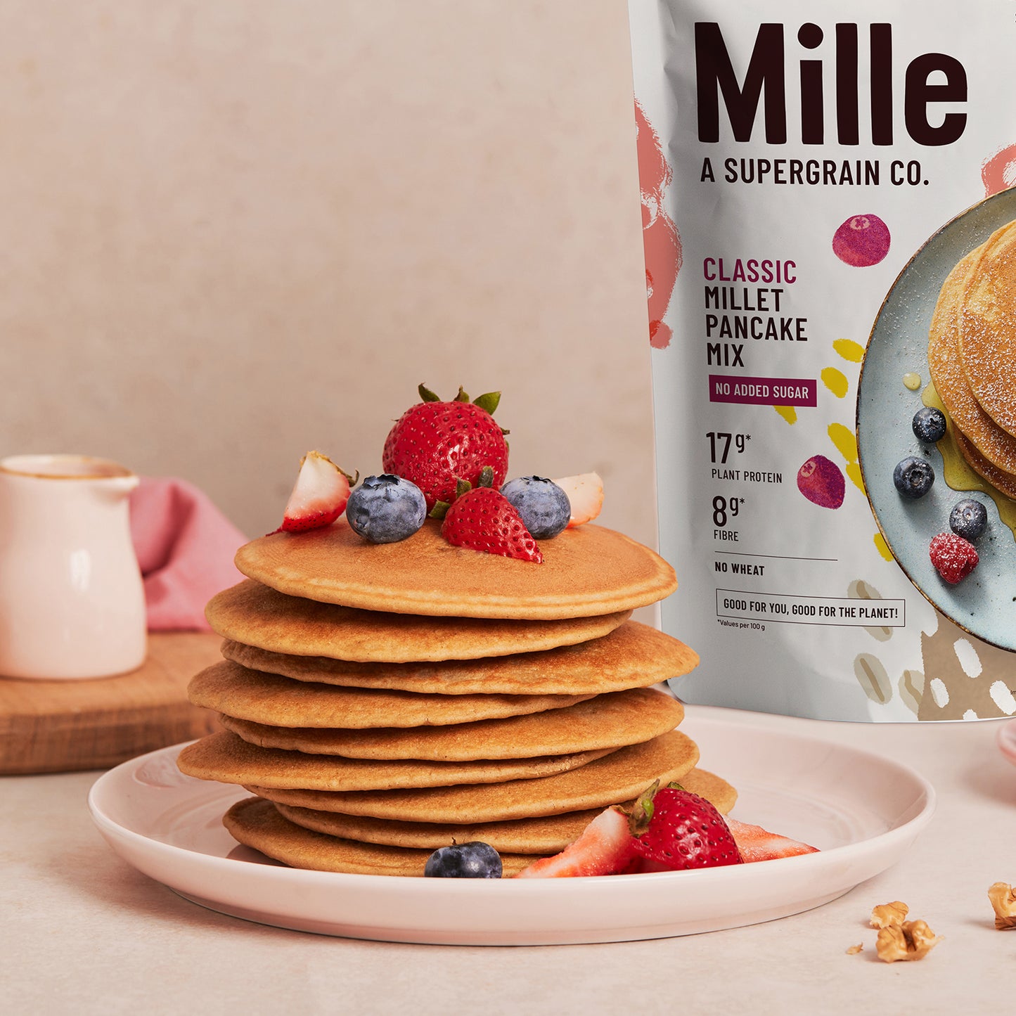 Classic Pancake mix, 0 Sugar | No maida, 17g Protein