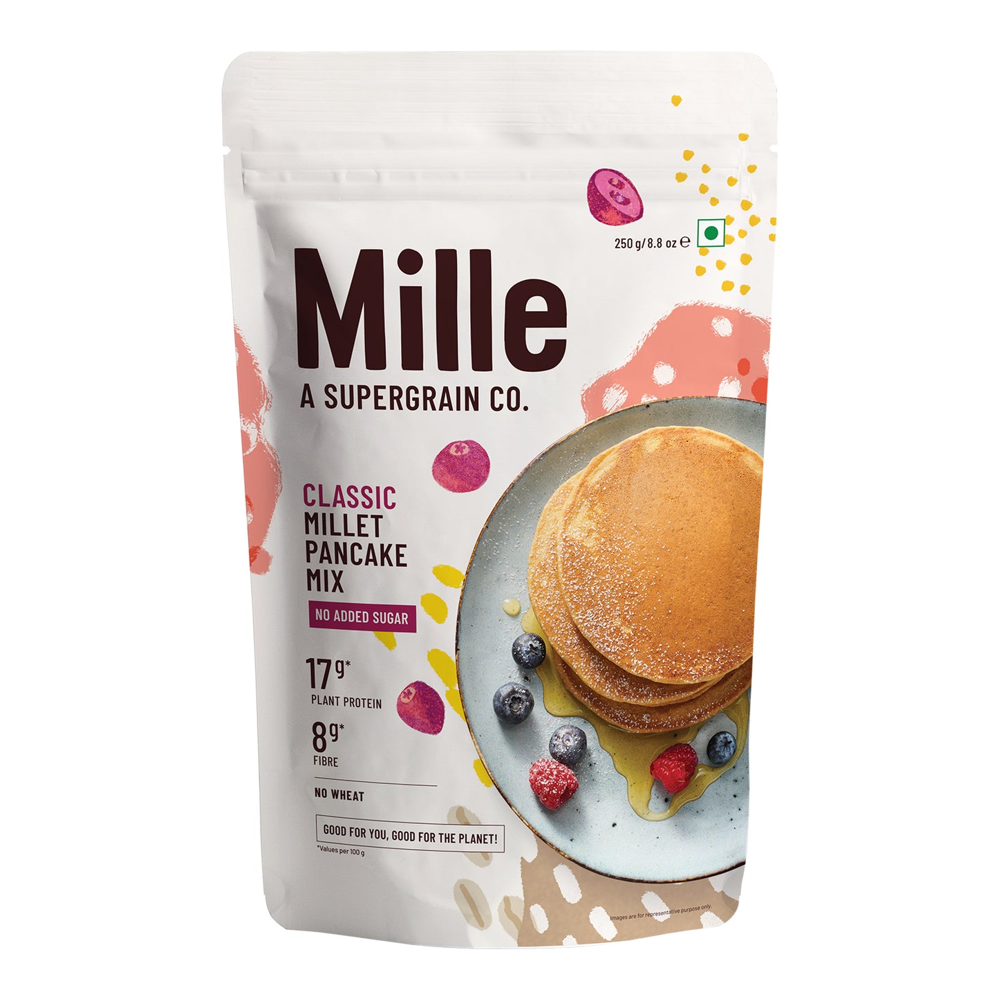 Classic Pancake mix, 0 Sugar | No maida, 17g Protein