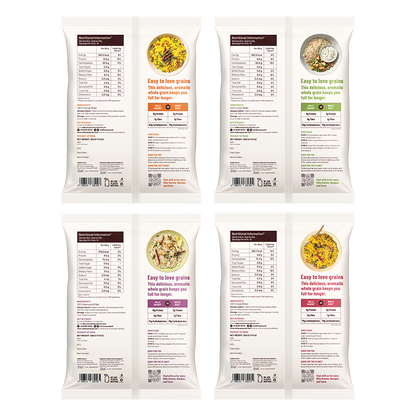 Mille All Grains Combo (Rice Substitute) - Pack of 4 | Samak, Kangni, Kutki, Kodo