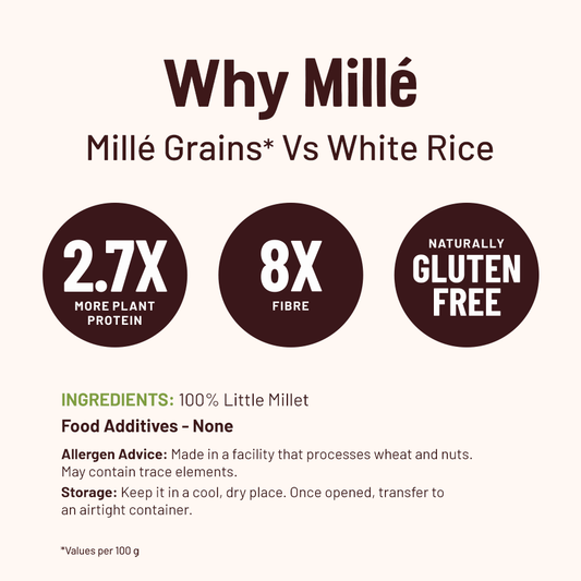 Little Millet (Perfect Everyday Rice Substitute) 100% Whole Grain