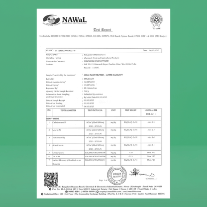 Mille Plant Protein | 25g/Scoop | Coffee Hazelnut | Fermented Yeast Protein | No Bloat I Vegan  | 500g