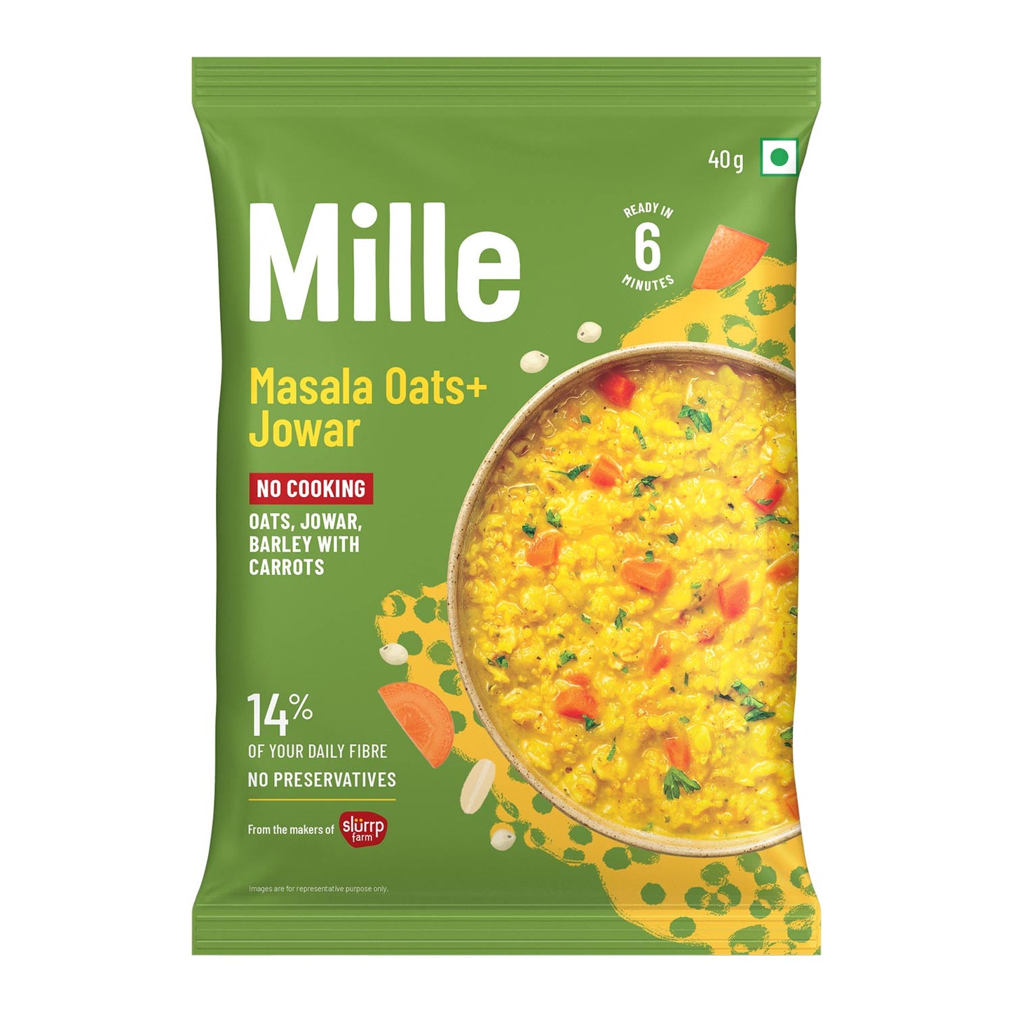 Instant Masala Oats with Jowar and veggies | 40g