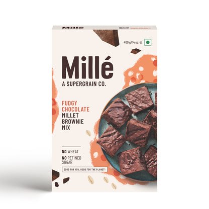 Chocolate millet brownie mix